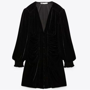 Zara size medium velvet dress from 2021